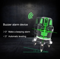 Niveau laser automatique autonivelant à faisceau vert 360 degrés 5 lignes