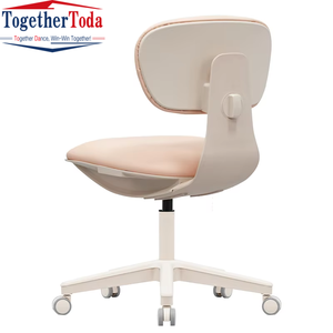 Chaise de bureau pivotante réglable en hauteur, petite et confortable, idéale pour les appartements de petite taille, avec roulettes, très vendue - Product Image 5