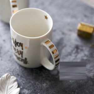 Tasses à café 11OZ tasse en céramique or tasses en céramique pour café - Product Image 5