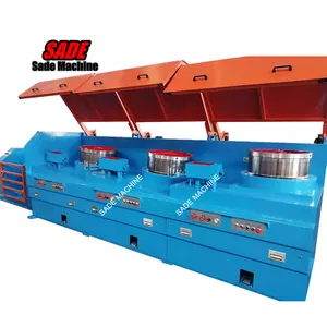 Vertical type tandem stainless steel wire drawing machine for copper cable