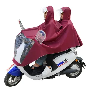 Extra Large Size Vehicle Poncho Pé Capa Outdoor Adulto Engrossado Oxford Cloth Motorcycle Raincoat para Ciclismo