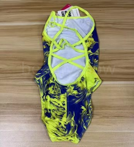 ชุดว่ายน้ำนักแข่งสำหรับผู้หญิงชุดว่ายน้ำแบบวันพีชแห้งเร็วระบายอากาศได้ดีสำหรับฤดูร้อน - Product Image 3