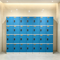 Armoire de rangement étanche de grande capacité, couleur et taille personnalisées, pour bureau, piscine, salle de sport, en PVC et ABS, avec serrure