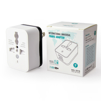 Prise de Conversion universelle vers américaine avec Double Charge d'alimentation USB 5V1A pour adaptateur de prise d'extension multifonction de voyage pour téléphone portable