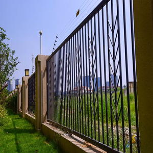 Panel <span class=keywords><strong>de</strong></span> aluminio <span class=keywords><strong>de</strong></span> seguridad para exteriores, cercado <span class=keywords><strong>de</strong></span> <span class=keywords><strong>hierro</strong></span> forjado usado, latón y acero para jardín - Product Image 5