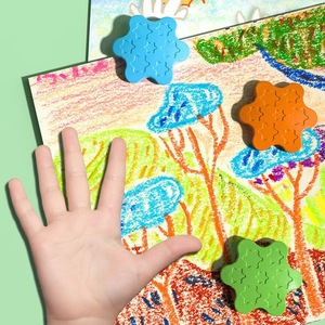 Crayones con Agarre de Palma, Crayones para Niños Pequeños, Fáciles de Sostener, <span class=keywords><strong>Lavables</strong></span> y Seguros para Niños - Product Image 5