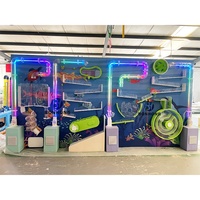 Bonhong, alta calidad, patio interior, tubo de aire, juego de tuberías, Sala sensorial, juego de pelota para niños