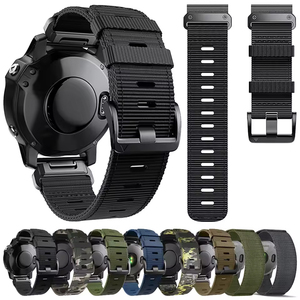 <span class=keywords><strong>Bracelet</strong></span> QuickFit en <span class=keywords><strong>Nylon</strong></span> 26mm <span class=keywords><strong>22mm</strong></span> pour <span class=keywords><strong>Garmin</strong></span> Mk3i 51mm Mk2i/Mk1 MARQ Gen 2 <span class=keywords><strong>Bracelet</strong></span> pour <span class=keywords><strong>Garmin</strong></span> Epix Pro Enduro <span class=keywords><strong>bracelet</strong></span> de montre à bande souple - Product Image 1