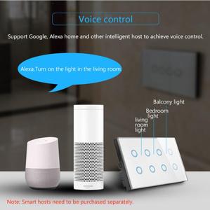 Interrupteurs muraux intelligents pour la maison connectée WIFI 8 Gang, compatibles avec Google Home, Alexa et l'application Tuya "Smart <span class=keywords><strong>Life</strong></span>" - Product Image 6