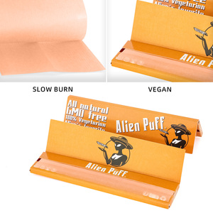 กระดาษมวนบุหรี่ Alien Puff รสอาร์บิกกัม สีส้ม ขนาดคิงไซส์ แบบเผาไหม้ช้า - Product Image 2