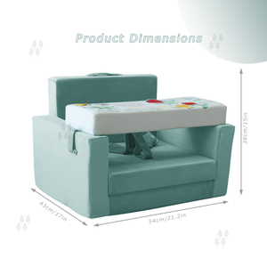 <span class=keywords><strong>Fauteuil</strong></span> de soutien pliable <span class=keywords><strong>en</strong></span> <span class=keywords><strong>mousse</strong></span> souple et confortable <span class=keywords><strong>pour</strong></span> bébé, motif dessin animé, écologique, idéal <span class=keywords><strong>pour</strong></span> chambre, hôtel, salle à manger et salons - Product Image 5