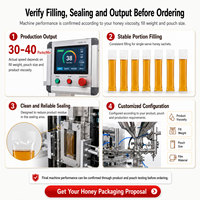 Machine d'emballage automatique verticale pour sachets de miel liquide, machine de remplissage de bâtonnets de miel