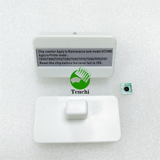 China Supplier Chip Resetter for Maintenance Tank for Epson SureColor F570 F571 T3180 T5180 T2100 S2100 Inkjet Printer Resetter