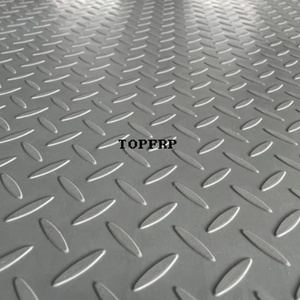 Grille en FRP antidérapante résistante à la corrosion avec revêtement diamanté robuste - Product Image 5