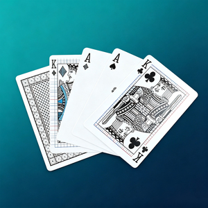 Personalized Paper PVC Playing Cards Waterproof with Custom Back Design <b>Poker</b> Deck Tuck Box for Gift Promotion - Product Image 3