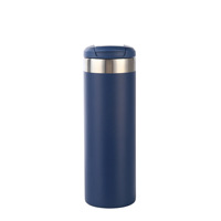 Nouvelle tasse à café classique à couvercle rabattable, en acier inoxydable 304, tasse thermique, isolation thermique de 12 à 24 heures, grande capacité, vaisselle de boisson