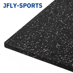 Tapete de Gimnasio de EPDM de Alta Resistencia, Antivibración, Resistente a Impactos, No Tóxico, Fácil de Limpiar, Baldosa para Piso de Centro de Fitness - Product Image 1