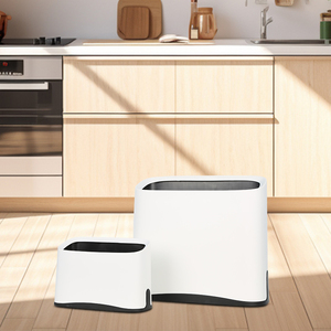 <span class=keywords><strong>Mini</strong></span> Slim Nhựa Thùng Rác Có Thể Với Báo Chí Top Nắp 3 Lít Thùng Rác Có Thể Hiện Đại Chất Thải Giỏ Cho Phòng Khách Văn Phòng Và Hẹp Không Gian - Product Image 3