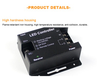 Bande lumineuse LED DC12-24V, contrôle par application, 4 canaux, variateur 20A, portée 20M, maison intelligente, CCT RGB, bande lumineuse, réglage de la luminosité
