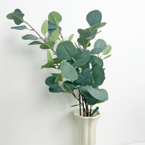 Artificial <b>Eucalyptus</b> Leaves And <b>Branches</b> 92Cm Silk Flower High Simulation Indoor Desktop Home Decoration - Product Image 1