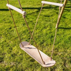 Hot Sale Outdoor Stand-Up Balansbord Houten Balans Skateboard Surfer Swing Met 2 Houten Handgrepen Voor Klimrek