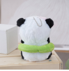 Peluches Bơi Vòng Gấu Trúc Đồ Chơi Sang Trọng <span class=keywords><strong>Keychain</strong></span> Plushie Gấu Trúc Gấu Trúc Móc Khóa Thú Nhồi Bông Đồ Chơi Sang Trọng Cho Claw Máy - Product Image 6