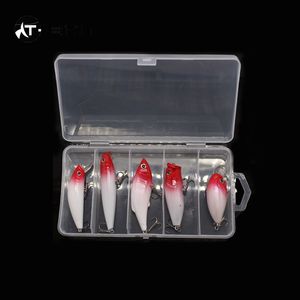 C nouveaux leurres de pêche appâts durs méné Wobbler manivelles Kits couleurs rouges hameçons aigus matériel de pêche ensemble d'appâts durs - Product Image 1