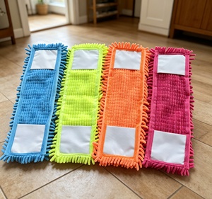 Tête de vadrouille en chenille en microfibre de nettoyage domestique fiable de haute qualité avec poignée de pulvérisation <span class=keywords><strong>automatique</strong></span> à <span class=keywords><strong>prix</strong></span> économique - Product Image 2