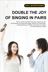 Мини портативный микрофон домашний Поющий караоке семейный беспроводной <span class=keywords><strong>Bluetooth</strong></span> открытый портативный динамик с микрофоном - Product Image 3