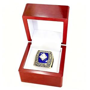 Anillo <span class=keywords><strong>de</strong></span> aleación del campeón del Metropolitan <span class=keywords><strong>de</strong></span> <span class=keywords><strong>Nueva</strong></span> <span class=keywords><strong>York</strong></span> <span class=keywords><strong>de</strong></span> 1969, anillo sencillo <span class=keywords><strong>de</strong></span> moda europea y americana, recuerdo para fans. - Product Image 5