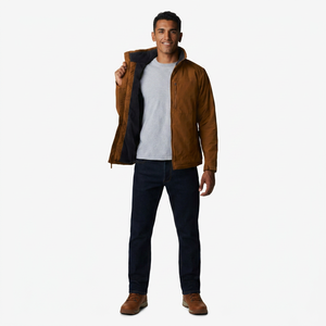Veste Softshell sur mesure pour homme en gros, 100% cuir de laine, veste Softshell pour homme - Product Image 1