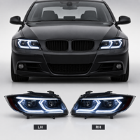Ensemble de phares LED BK pour BMW Série 3 2005-2012, projecteur Bi-LED, clignotant séquentiel, DRL, Plug and Play