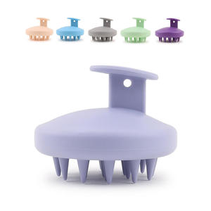 Cepillo Masajeador de Silicona para el Cuero Cabelludo, Cepillo para Masaje con Champú para Cabello Grueso y Fino - Product Image 1