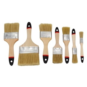 Pinceau à poils avec manche en bois, peinture personnalisée, pinceau plat en Fiber synthétique, 3600 pièces, Halde en bois 1 pouce-4 pouces N/A - Product Image 4