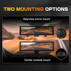 Akeyo 11.26inch IPS siêu đêm kép 1080P Full HD Xe <span class=keywords><strong>GPS</strong></span> phía trước và phía sau màn hình cảm ứng Xe DVR Dash Cam - Product Image 3