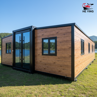 Casa Modular Prefabricada de 40 pies, Fácil de Construir, Expandible y Transportable, Tipo Contenedor, Dos Dormitorios, para Apartamento, Hotel o Villa