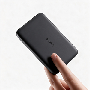 Anker Ultra Slim A1664 พาวเวอร์แบงค์แม่เหล็ก 10000mAh ชาร์จไร้สาย 15W ชาร์จเร็วแบบมีสาย 30W ได้รับการรับรองมาตรฐาน 3C เครื่องชาร์จพกพา - Product Image 2