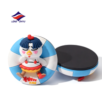 Longzhiyu, 20 Años de Experiencia como Fabricante, Logotipo Personalizado, Recuerdo de Anime, Imán de Refrigerador de Dibujos Animados, Material de Goma Suave 3D, PVC