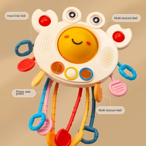 MingXiang Giocattolo Educativo per Bambini 0-3 Anni, Granchio 3D in Plastica con Funzione di Suzione, Gioco di Abilità Fine e Puzzle, Transfrontaliero - Product Image 3