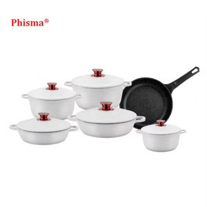 Wholesale Customized 11-Piece Die Cast Professional Aluminium Cooking Non-stick <strong>Kitchenware</strong> <strong>Cookware</strong> <strong>Sets</strong> with Granite Coating - Product Image 4