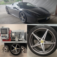 Machine de réparation et de polissage de jantes CNC Gookii Diamond Cut pour jantes en alliage, à vendre