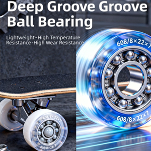 608ZZ rãnh sâu bóng mang 8*22*7 mét thép carbon đôi che chắn rãnh sâu bóng mang - Product Image 2