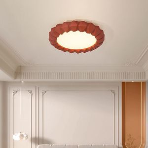 Lámpara de Techo LED de Estilo Japonés Wabi-Sabi, Protección Ocular, Moderna, Minimalista, Estilo Europeo Francés para Dormitorio Principal - Product Image 6
