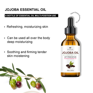 Olio Essenziale di Jojoba Estratto 100% Naturale Spremitura <span class=keywords><strong>a</strong></span> <span class=keywords><strong>Freddo</strong></span>, Multiuso per Corpo, Capelli e Pelle, Olio Vettore Aromaterapeutico - Product Image 4