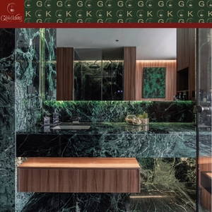 Dalles de marbre pour salle de bain GOLDKING Verde Alpi, façonnées par CNC, avec support renforcé, prêtes pour les projets de spas résidentiels haut de gamme - Product Image 5