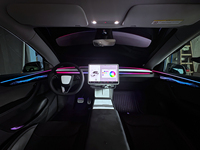 Kit d'éclairage LED d'ambiance Cardoo pour l'écran de contrôle d'usine Tesla Model Y Juniper 2026 – Amélioration de l'éclairage intérieur de voiture OEM