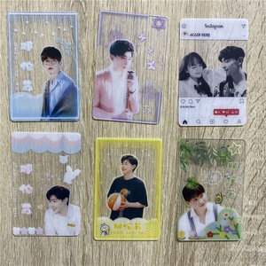 Invitation de mariage K-pop choses en plastique transparent carte décoration Kpop - Product Image 6