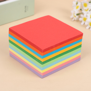 Formato personalizzato 10*10cm 70g 80g 500 fogli quadrati colorati carta Origami - Product Image 1