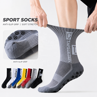 Chaussettes en tricot respirantes et écologiques personnalisables, avec logo imprimé jacquard et design antidérapant pour les pieds