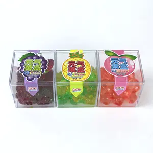 Bán Buôn Mini Đồ Ăn Nhẹ Chất Lượng Cao Gummy Kẹo Hot Bán 3D Hỗn Hợp Trái Cây Hương Vị Màu Sắc Gummies